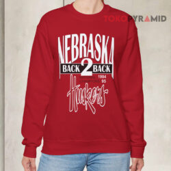 Vintage University Of Nebraska Cornhuskers Huskers Back To Back Champions Shirt 2 Vintage University Of Nebraska Cornhuskers Huskers Back To Back Champions Sweatshirt