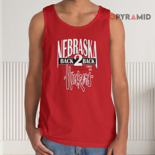 Vintage University Of Nebraska Cornhuskers Huskers Back To Back Champions Tank Top Vintage University Of Nebraska Cornhuskers Huskers Back To Back Champions Tank Top