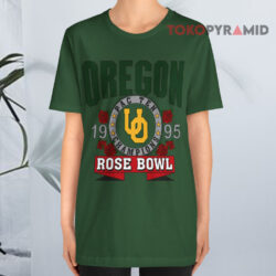 Vintage University Of Oregon Ducks Rose Bowl 1995 Green T shirt
