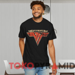 Vintage Van Halen 1979 World Tour T shirt Black T shirt