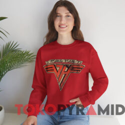 Vintage Van Halen 1979 World Tour T shirt Red Sweatshirt