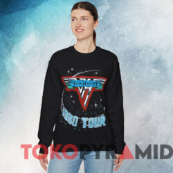 Vintage Van Halen 1980 Tour T-shirt 2 Vintage Van Halen 1980 Tour T shirt Black Sweatshirt