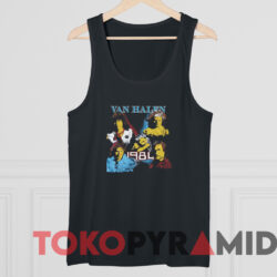 Vintage Van Halen 1984 Album T-shirt 4 Vintage Van Halen 1984 Album T shirt Black TankTop