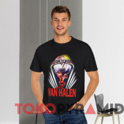 Vintage Van Halen 5150 Tour 2 Sided T shirt Black T shirt
