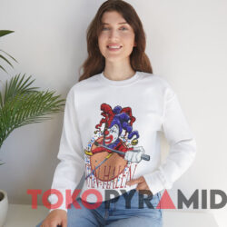 Vintage Van Halen Balance Tour Jester Clown T-shirt 2 Vintage Van Halen Balance Tour Jester Clown T shirt White Sweatshirt