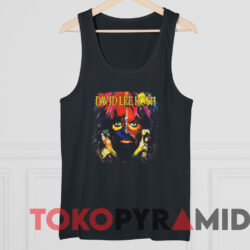Vintage Van Halen David Lee Roth The World Tour 1986 T-shirt 4 Vintage Van Halen David Lee Roth The World Tour 1986 T shirt Black TankTop