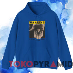 Vintage Van Halen III World Tour 1999 T-Shirt 3 Vintage Van Halen Iii World Tour 1999 T shirt Blue Hoodie