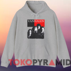 Vintage Van Halen Summer 1988 T shirt Grey Hoodie