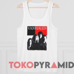 Vintage Van Halen Summer 1988 T shirt White TankTop