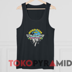 Vintage Van Halen World Tour 1978 T shirt Black TankTop