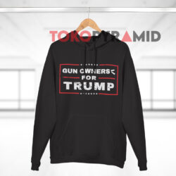 Vintage Voter Trump Gun Owners For Trump Black Hoodie