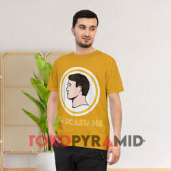 Vintage Washington Caucasians Yellow T shirt