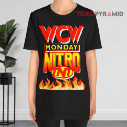 Vintage Wcw Monday Nitro Black T shirt