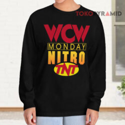 Vintage Wcw Monday Nitro Tnt World Championship Wrestling Long sleeved
