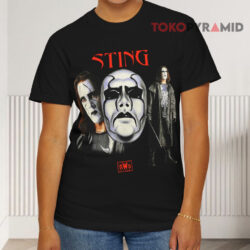 Vintage Wcw Sting Nwo Shirt World Championship Wrestling Black T shirt