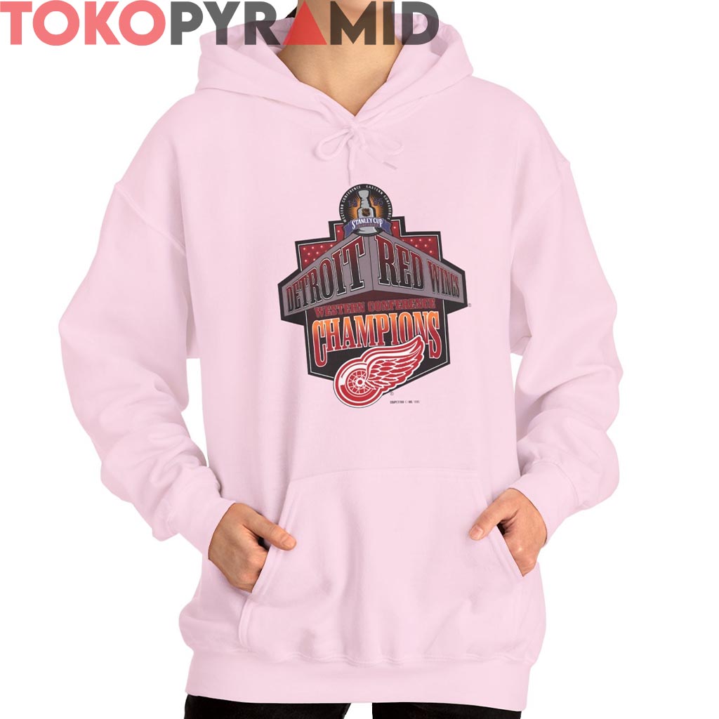 Vintage Western Conference Champions 1995 Detroit Red Wings Shirt Vintage Western Conference Champions 1995 Detroit Red Wings Shirt