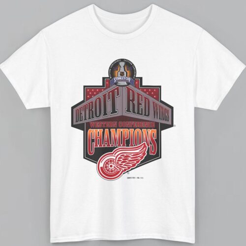 Vintage Western Conference Champions 1995 Detroit Red Wings Shirt Vintage Western Conference Champions 1995 Detroit Red Wings Shirt