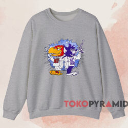 Vintage Jayhawks Wildcats The Feud Goes On Shirt 4 Vintage Wildcats The Feud Goes On Shirt Grey Sweatshirt