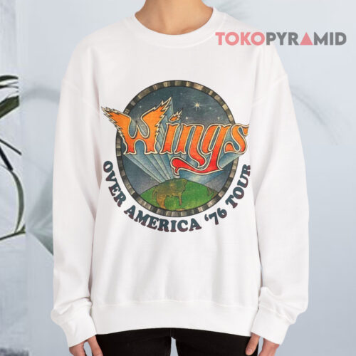 Vintage Wings Over America '76 Tour Sweatshirt Vintage Wings Over America '76 Tour Sweatshirt