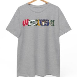Vintage Wisconsin Packers Brewers Badgers Shirt