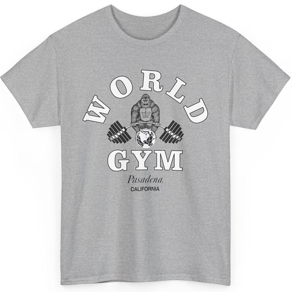 Vintage World Gym Pasadena California Shirt Vintage World Gym Pasadena California Shirt