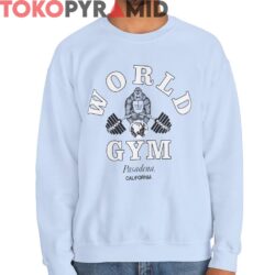 Vintage World Gym Pasadena California Shirt 2 Vintage World Gym Pasadena California Shirt