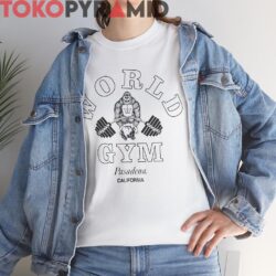 Vintage World Gym Pasadena California Shirt 4 Vintage World Gym Pasadena California Shirt