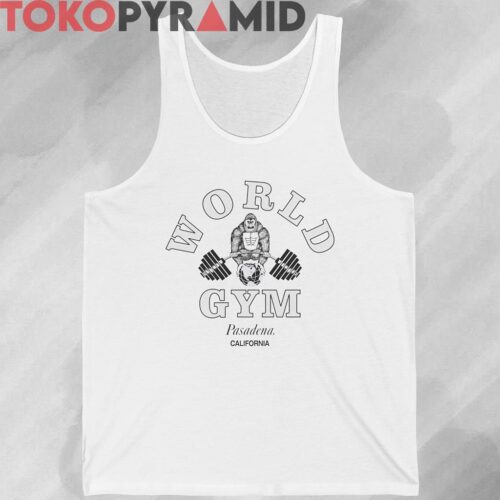 Vintage World Gym Pasadena California Shirt Vintage World Gym Pasadena California Shirt