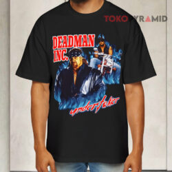 Vintage Wrestling Deadman Inc Motorcycles Black T shirt