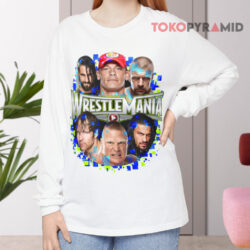 Vintage WWE Big Boys' Wrestlemania Shirt 3 Vintage Wwe Big Boys Wrestlemania Long sleeved