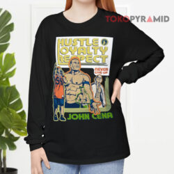 Vintage Wwe John Cena Hustle Loyalty Respect Long sleeved