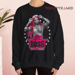 Vintage WWE Sasha Banks Pink The Legit Boss Shirt 3 Vintage Wwe Sasha Banks Pink The Legit Boss Sweatshirt