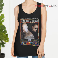 Vintage WWE Stone Cold The Rock Wrestlemania X-Seven Shirt 2 Vintage Wwe Stone Cold The Rock Wrestlemania X seven Tank Top