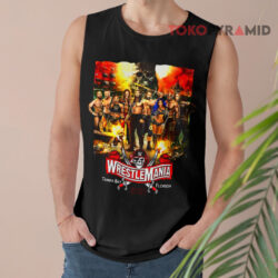 Vintage Wwe Wrestlemania 37 Event Tampa Fl 2021 Tank Top