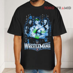 Vintage WWE Wrestlemania Binary Design Shirt 3 Vintage Wwe Wrestlemania Binary Design Shirt