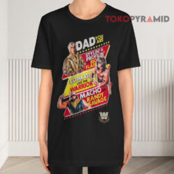 Vintage WWE Wrestling Legends Father's Day Shirt 4 Vintage Wwe Wrestling Legends Fathers Day Black T shirt