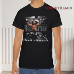 Vintage Wwf 1998 D generation X Shawn Michaels Black T shirt