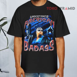 Vintage Wwf 2000 Undertaker American Badass Black T shirt