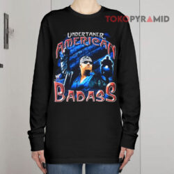 Vintage WWF 2000 Undertaker American Badass Shirt 4 Vintage Wwf 2000 Undertaker American Badass Long sleeved