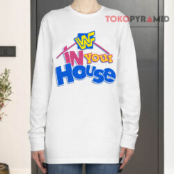 Vintage Wwf In Your House Logo Wrestling Long sleeved