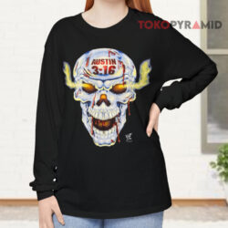 Vintage WWF Stone Cold Steve Austin 3 16 Bloody 1998 World Wrestling Federation Skull Shirt 4 Vintage Wwf Stone Cold Steve Austin 3 16 Bloody 1998 World Wrestling Federation Long sleeved