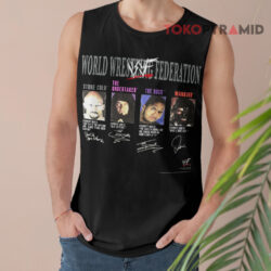 Vintage WWF Stone Cold Undertaker The Rock Mankind 1999 Shirt 2 Vintage Wwf Stone Cold Undertaker The Rock Mankind 1999 Tank Top