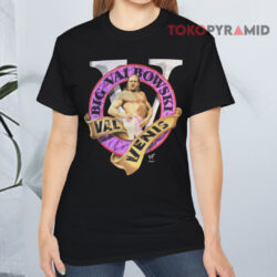 Vintage Wwf Val Venis Big Val Bowlski Black T shirt