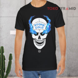Vintage Wwf Wrestling Stone Cold Steve Austin Smoking Skull Black T shirt