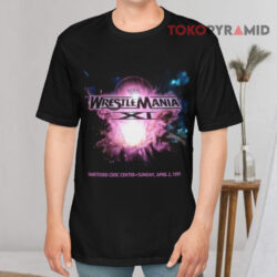 Vintage WWF WWE 1995 Wrestlemania XI Shirt 4 Vintage Wwf Wwe 1995 Wrestlemania Xi Black T shirt
