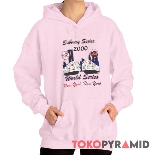 Vintage Yankees Vs Mets 2000 Subway Series World Series Hoodie