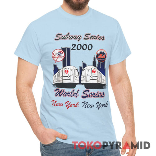 Vintage Yankees Vs Mets 2000 Subway Series World Series Tee