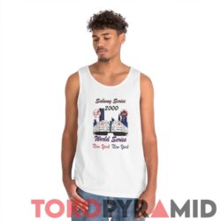 Vintage Yankees Vs Mets 2000 Subway Series World Series White Tank Top