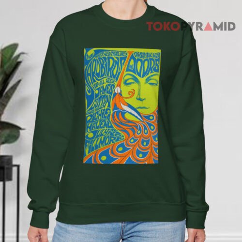 Vintage Yardbirds The Doors Concert Poster Sweatshirt Vintage Yardbirds The Doors Concert Poster Sweatshirt