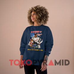 Vintages In Memory Of Dale Earnhardt Sr 3 Nascar Navy Sweatshirt
